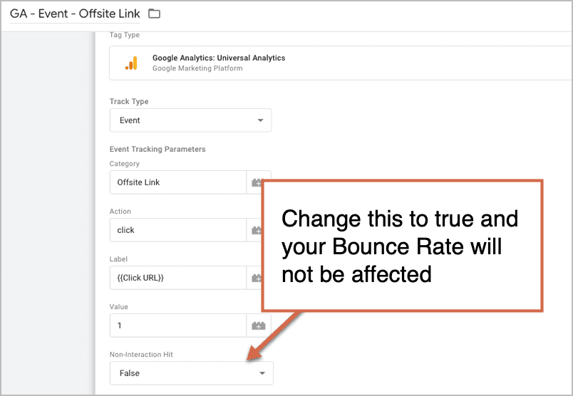 Bounce Rate Gtm