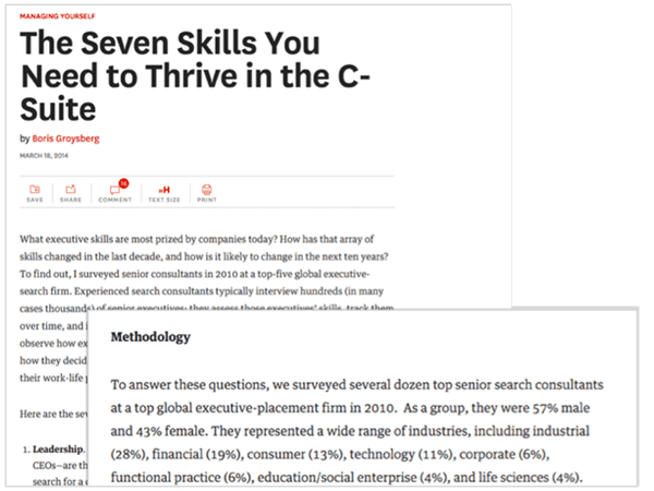 example of content in research paper