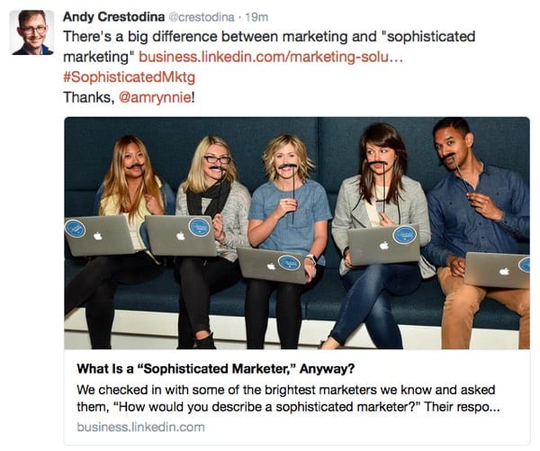 linkedin-sophisticated-marketer