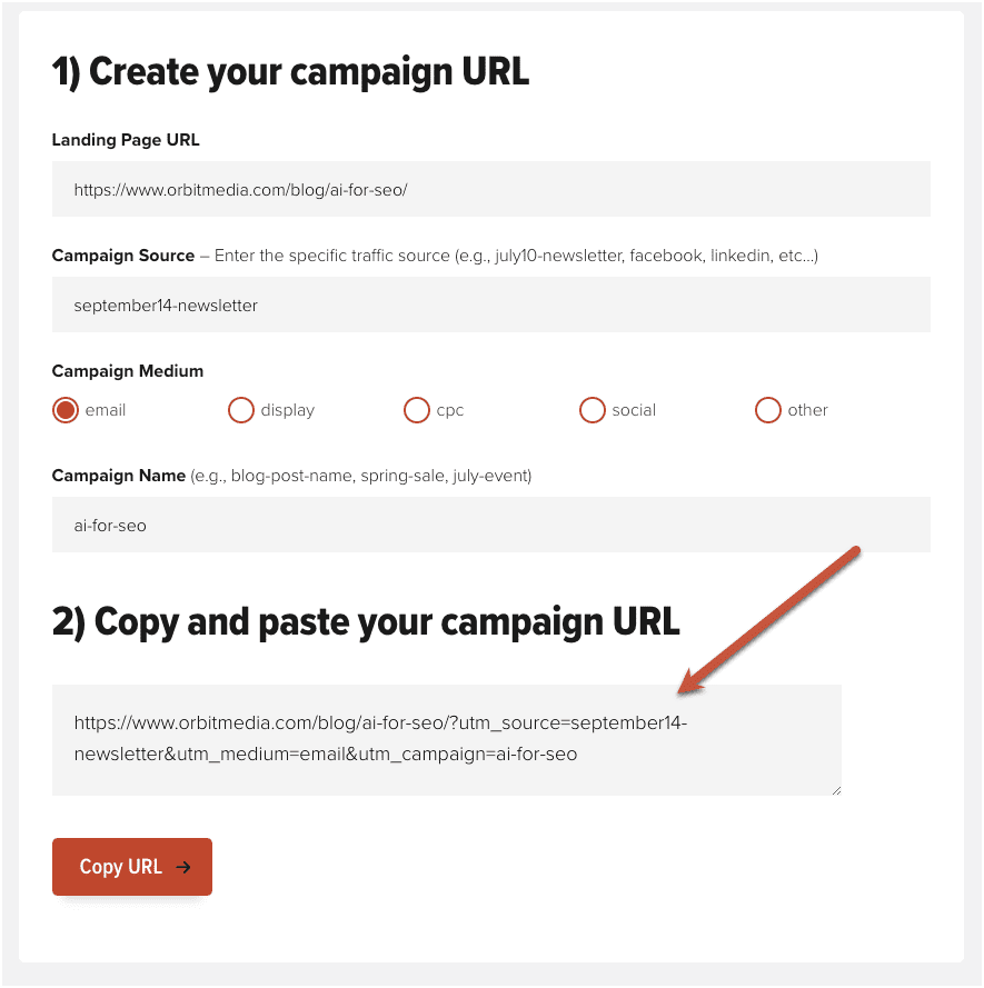 Google URL Builder: How to Track Campaigns in GA4 | Orbit Media Studios