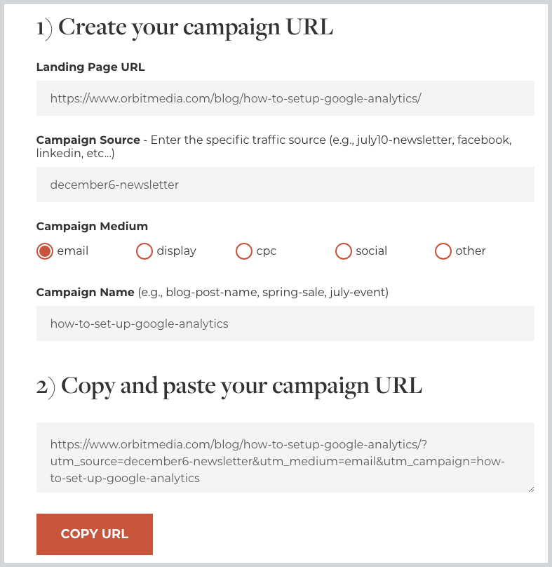 URL Builder: How to Track Campaigns in Analytics | Media