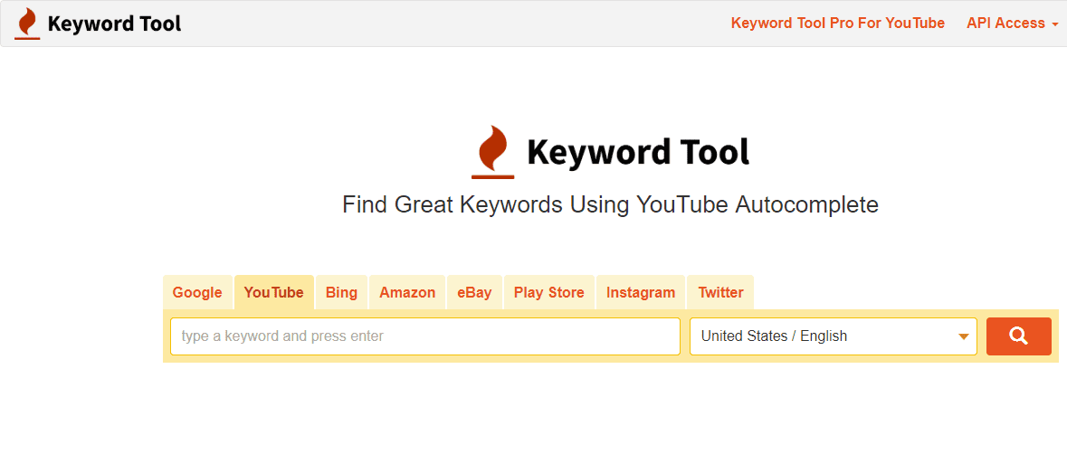 keyword tool for youtube keyword and tag research