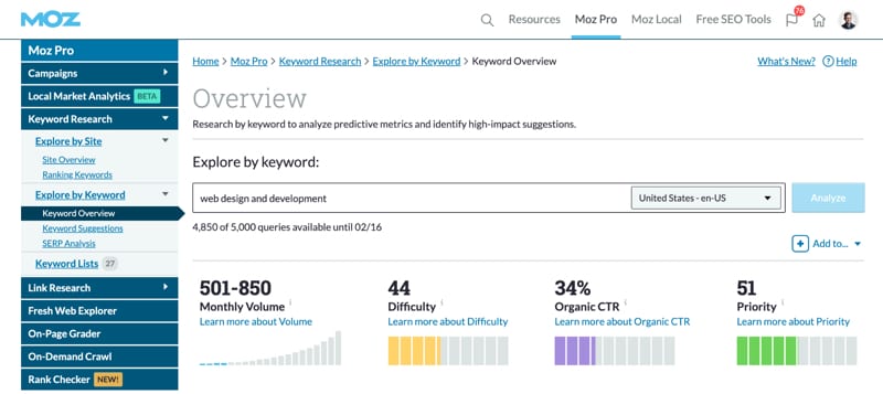 Moz Web Design Dev