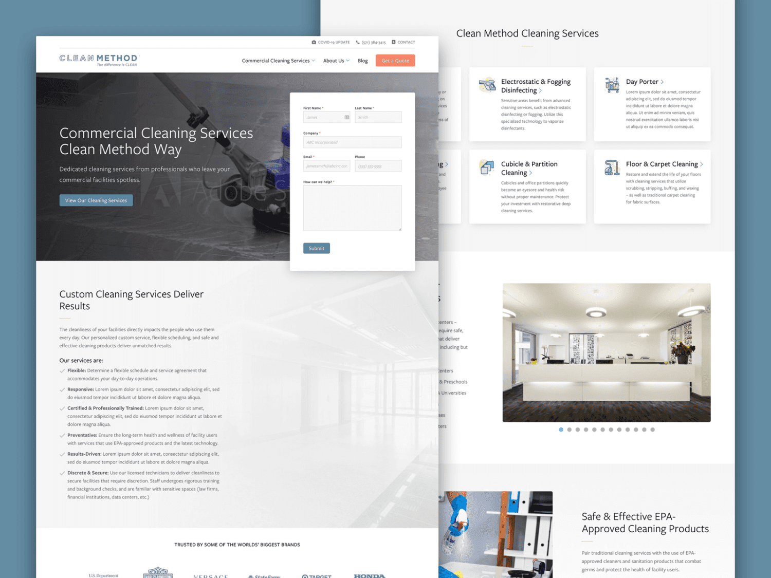 Clean Method Website Redesign Case Study | Orbit Media