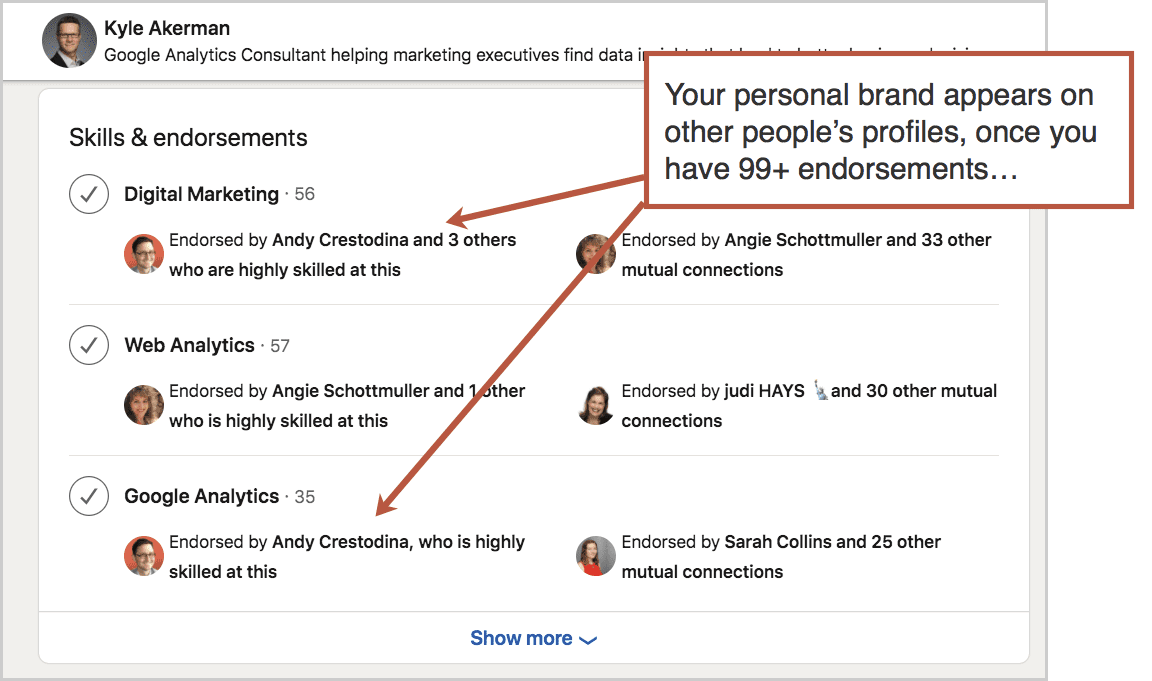 linkedin endorsements