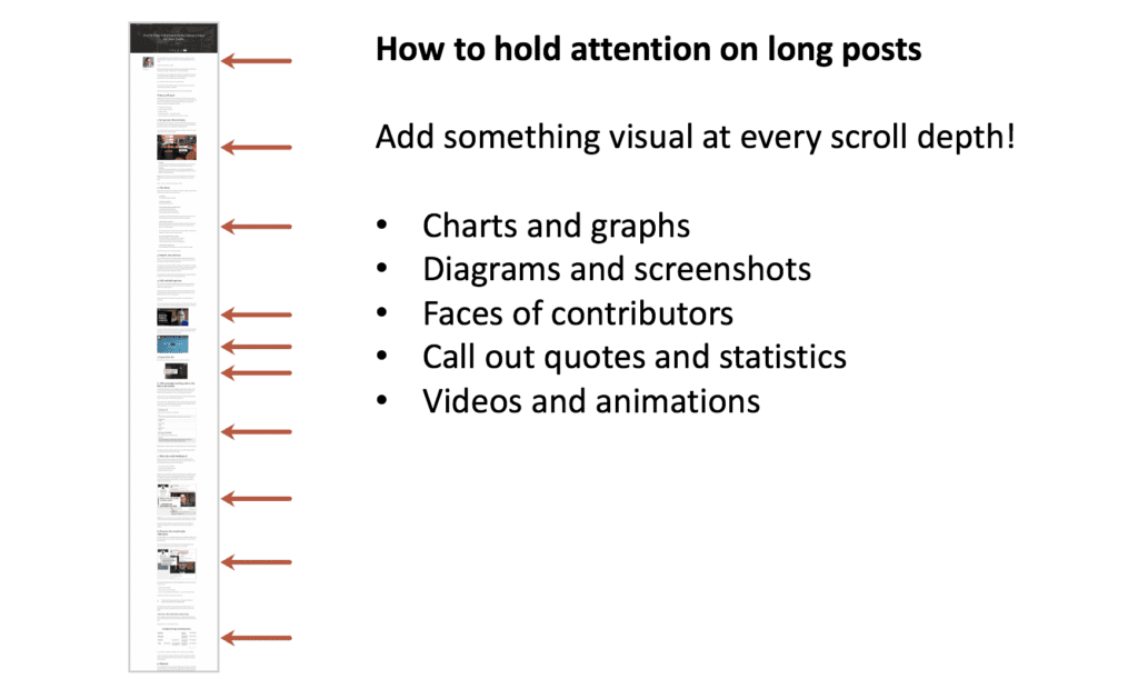 How To Hold Attention Long Posts