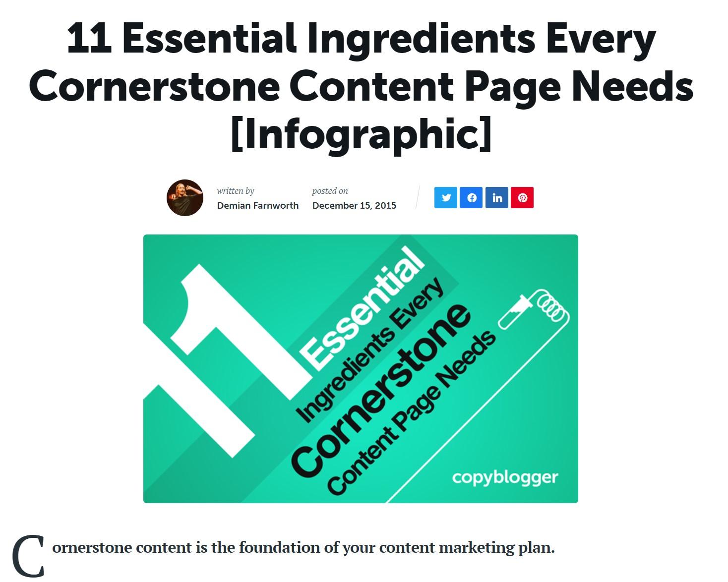 11 essential ingredients every cornerstone content needs