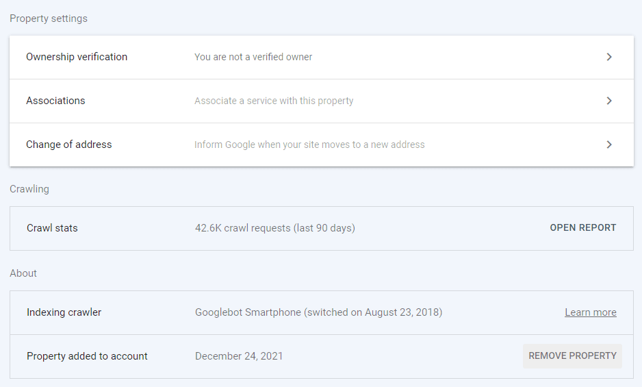 GSC ownership verification