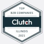 Top B2B companies. Clutch Award. Illinois 2021
