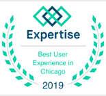 Expertise Award. Best User Experience in Chicago 2019.