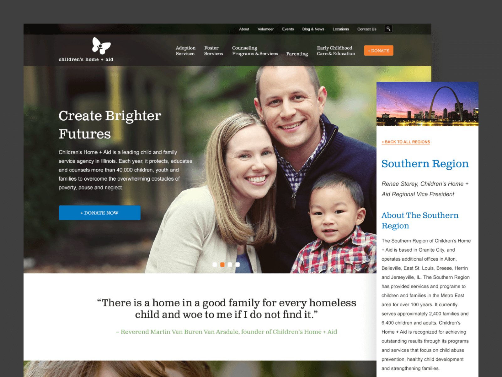 Children’s Home + Aid Orbit Media Studios