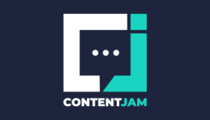 Content Jam logo reversed