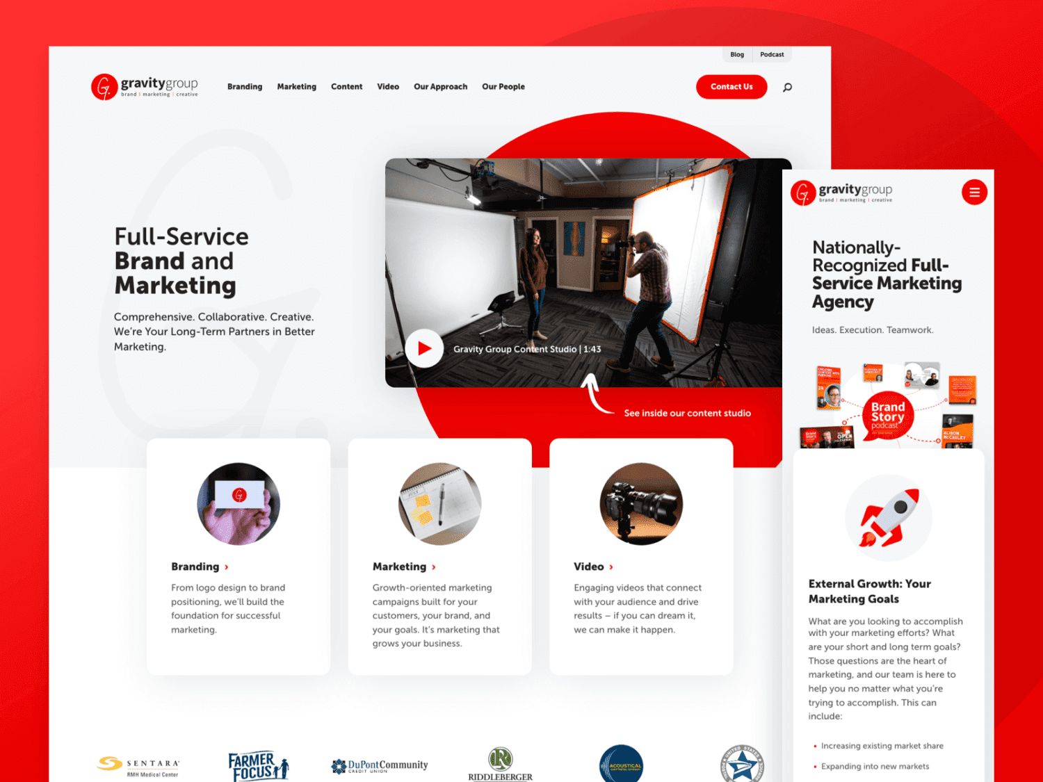 Gravity Group Web Design Case Study | Orbit Media Studios