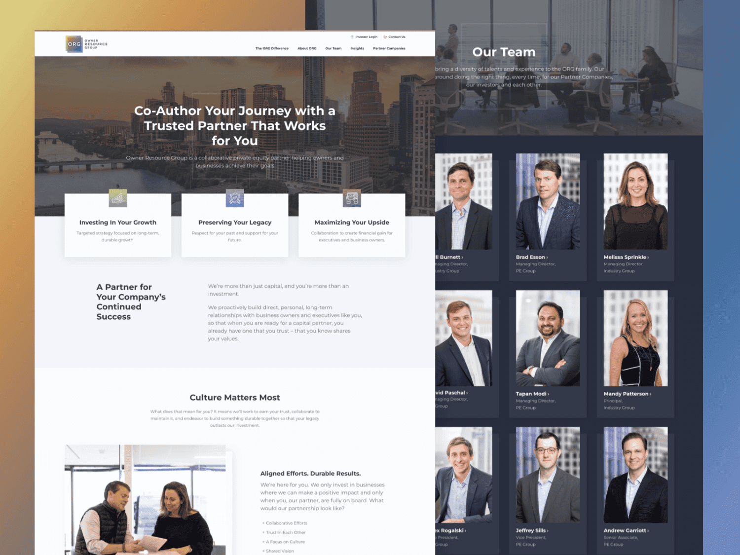Owner Resource Group Website Redesign Case Study | Orbit Media