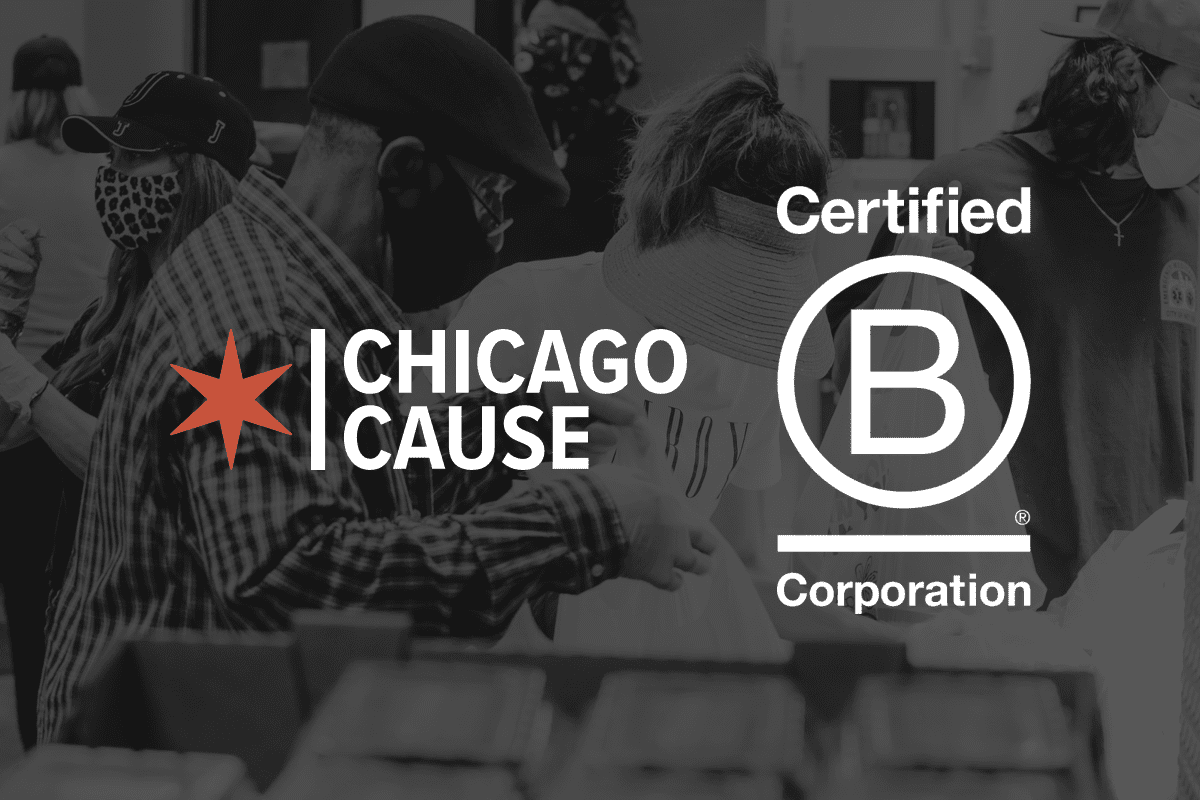 chicago cause and bcorp logos