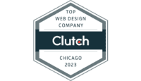 Clutch Badge for Top Web Design Company, Chicago 2023