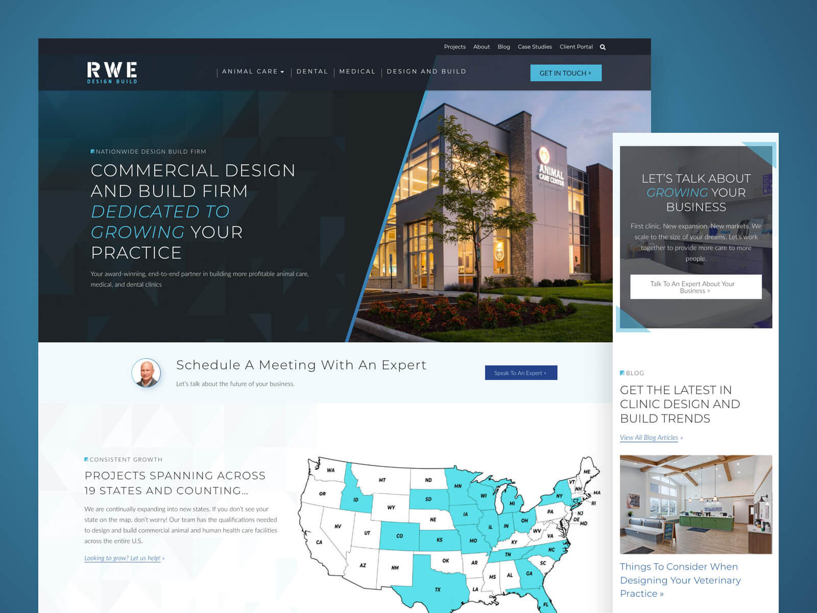 RWE Design Build Website Redesign | Orbit Media