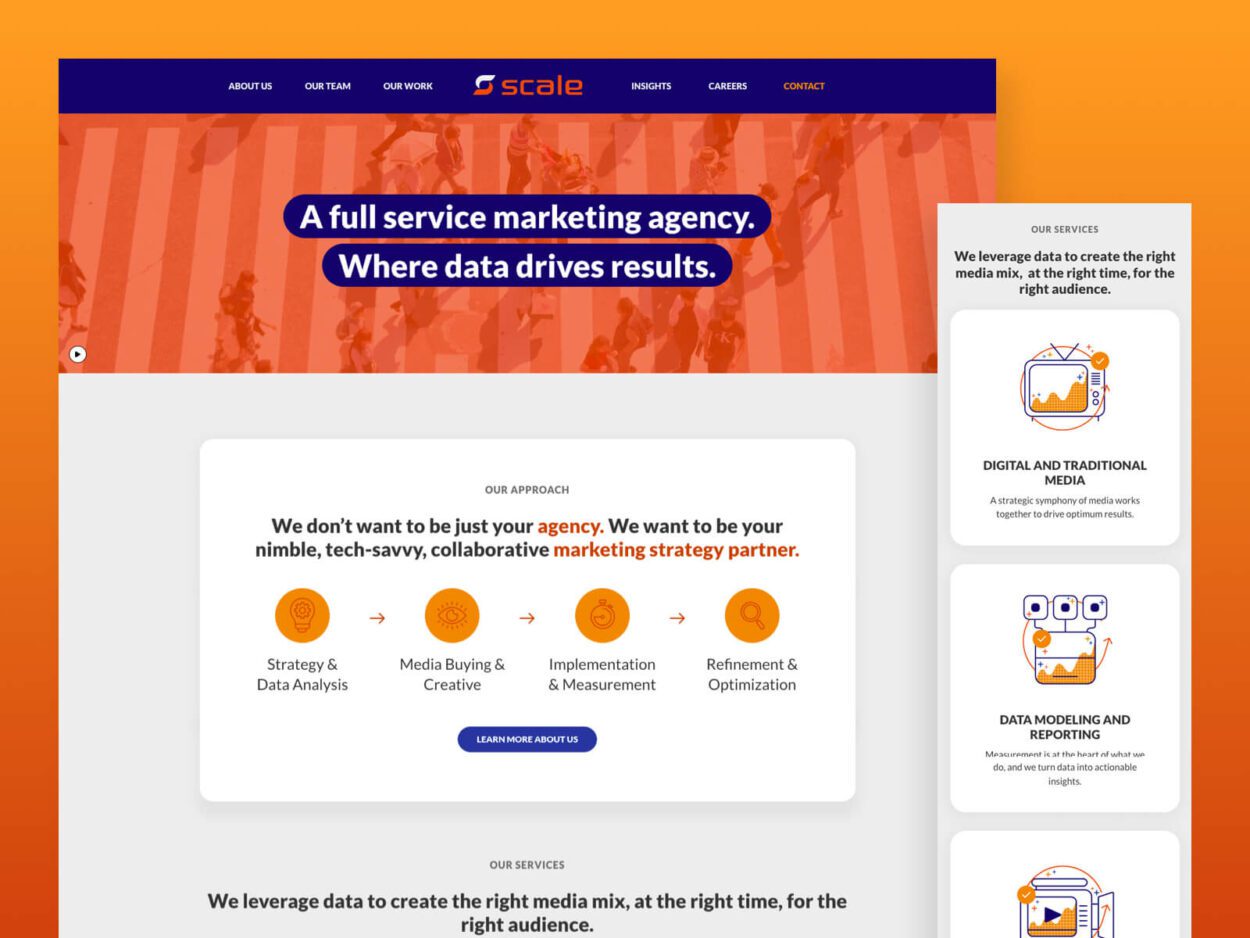 Scale Marketing Web Design Case Study | Orbit Media
