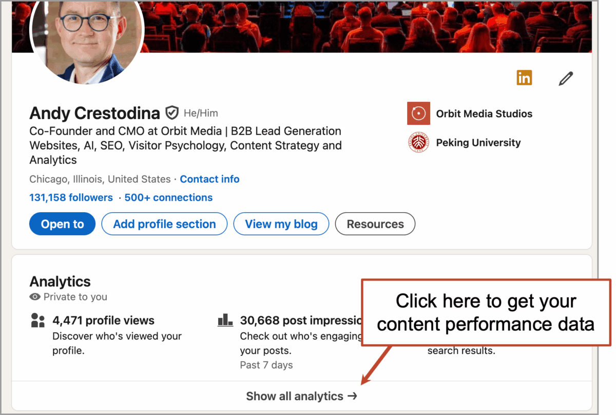 3 Ways to use AI for LinkedIn Profiles and Post Analysis | Orbit Media ...