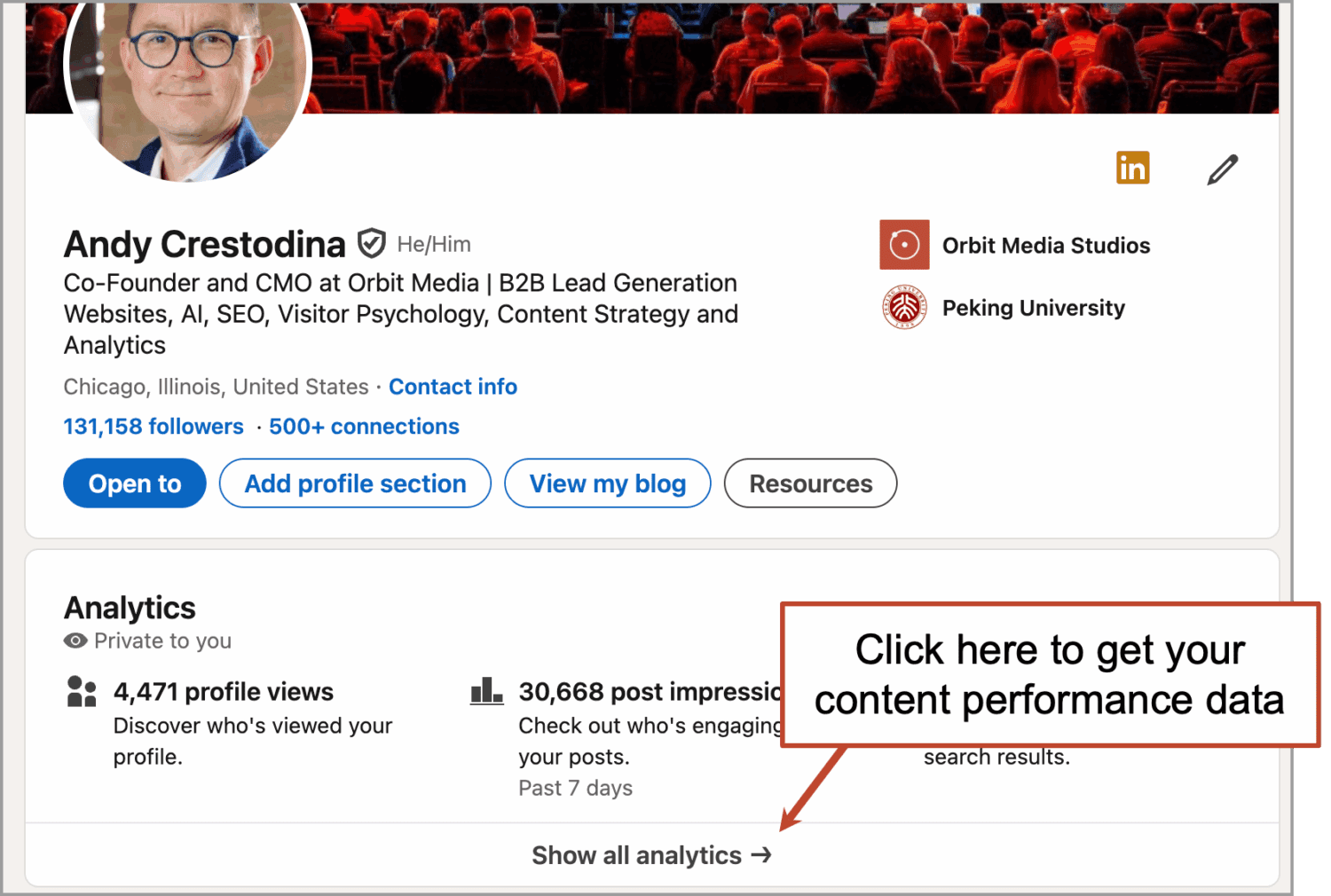 3 Ways to use AI for LinkedIn Profiles and Post Analysis | Orbit Media ...