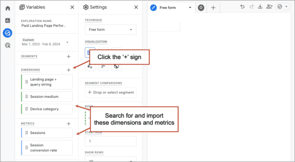 A screenshot of the google analytics dashboard.