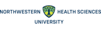 Northwestern Health Sciences University logo featuring a stylized tree within a shield, with the university name on either side of the shield.